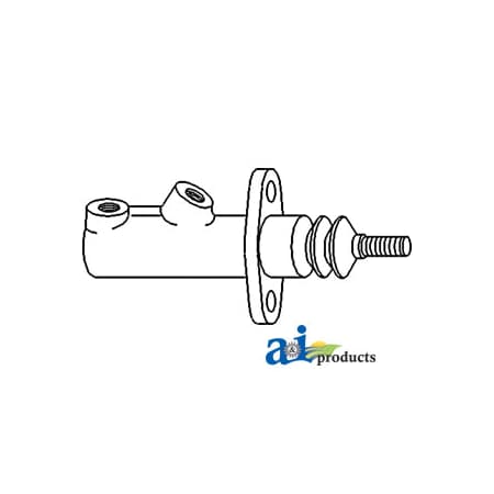 A & I Products Cylinder, Brake Master (2 port) 4.4" x5" x10.3" A-3596785M92